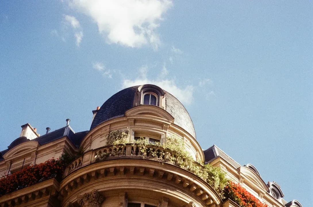 architecture photograph taken in Paris, France, 2022