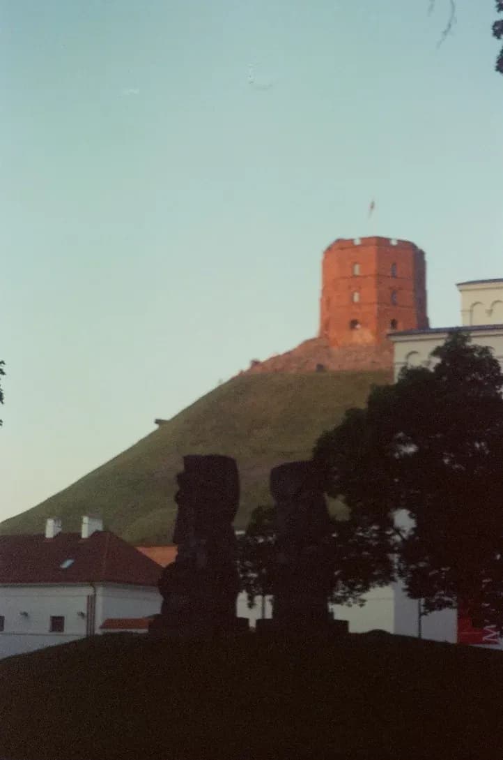 architecture photograph taken in Vilnius, Lithuania, 2024