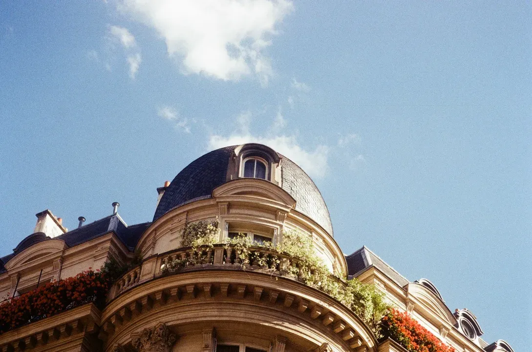 architecture photograph taken in Paris, France, 2022